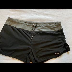 Plus Size Black Nike Dri Fit Running Shorts